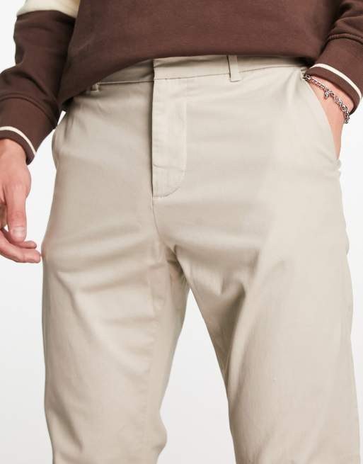 New Look - Chino skinny color pietra, 3 di 4