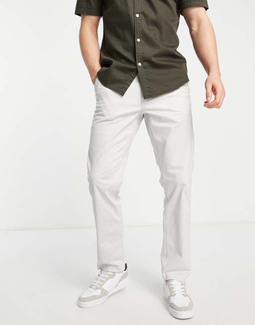 New Look - Chino slim grigio chiaro