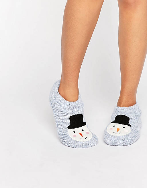 New Look Christmas Snowman Slipper Boot