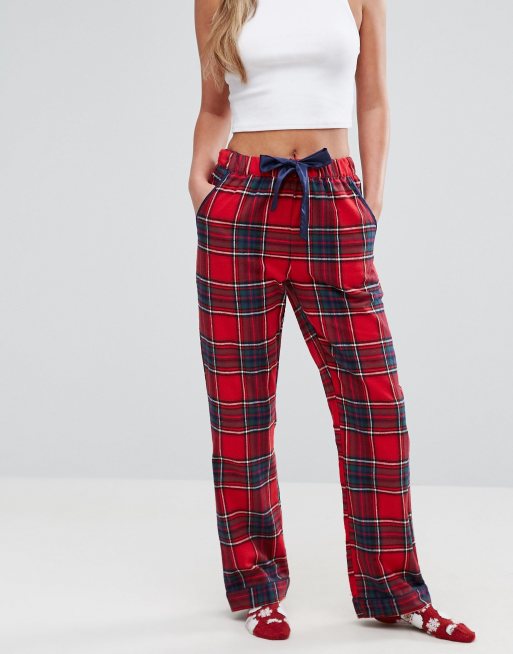 New Look Christmas Tartan Check Pyjama Bottom ASOS