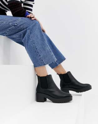 new look heeled chelsea boots