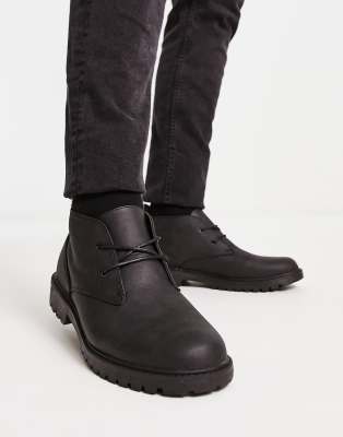 NEW LOOK CHUNKY DESERT BOOTS IN BLACK