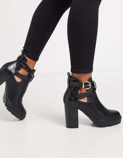 new look chunky boots