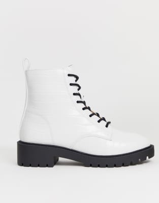 new look white boots