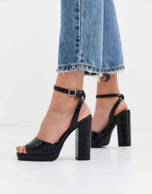tyra chunky flatform mule trainer