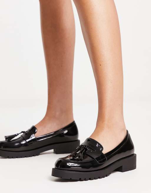 Chunky on sale fringe loafers