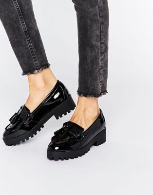 New Look Chunky Patent Tassel Loafer | ASOS