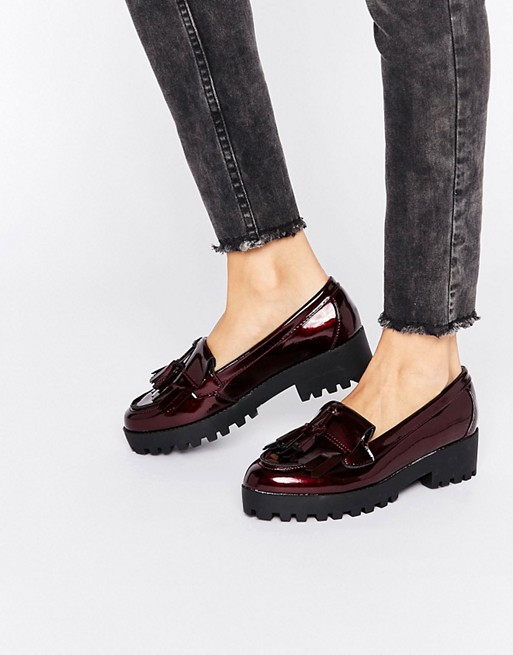 New Look Chunky Patent Tassel Loafer | ASOS
