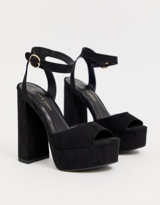 New look chunky heels outlet