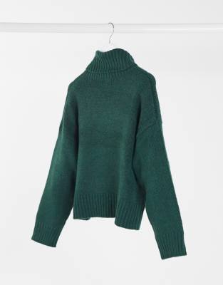 new look green jumper