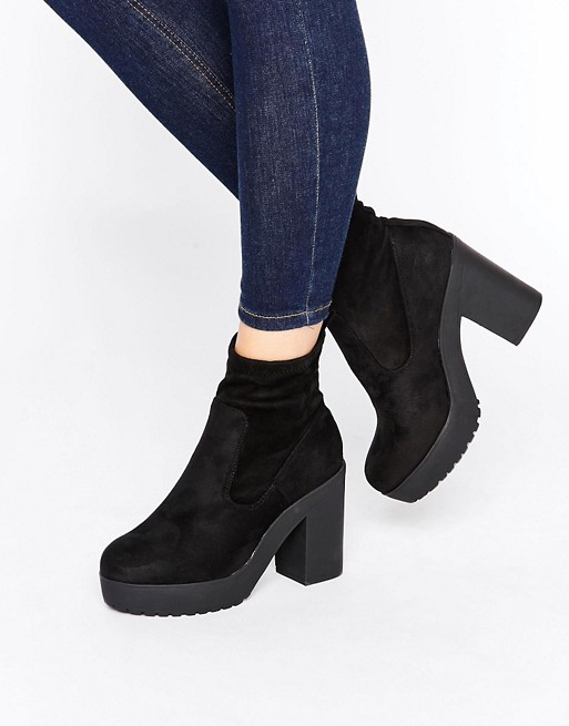 New Look Chunky Sock Boots | ASOS