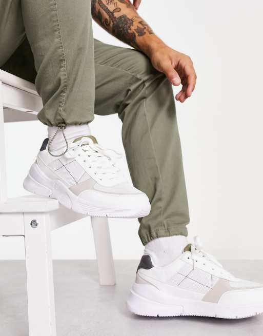 New look clearance white chunky trainers