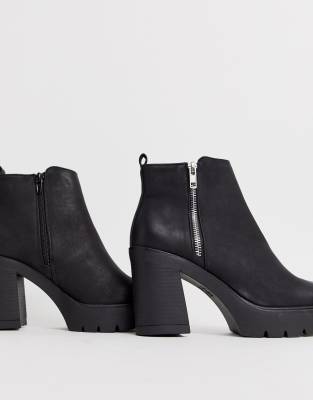 new look heeled chelsea boots