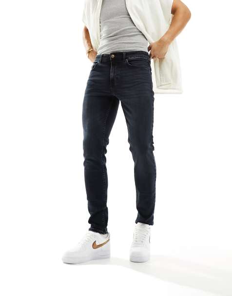 New Look – Ciemnoniebieskie jeansy o obcisłym kroju - view 1