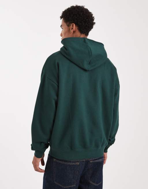 New Look – Ciemnozielona bluza z kapturem oversize, 3 z 5