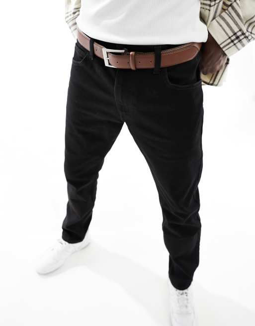 New Look - Cintura elegante in pelle sintetica marrone, 3 di 4