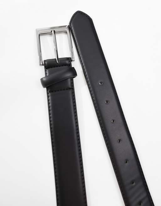 New Look - Cintura elegante nera in pelle sintetica, 2 di 4