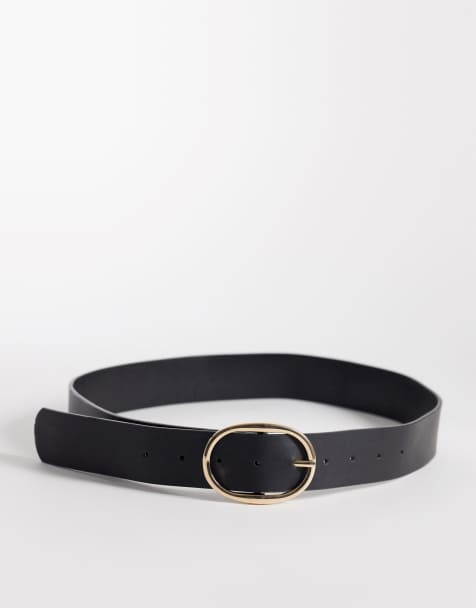 New Look - Cintura semplice nera con fibbia - view 1