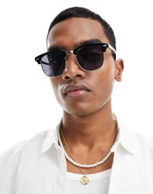 New Look classic sunglasses in black - ASOS Price Checker