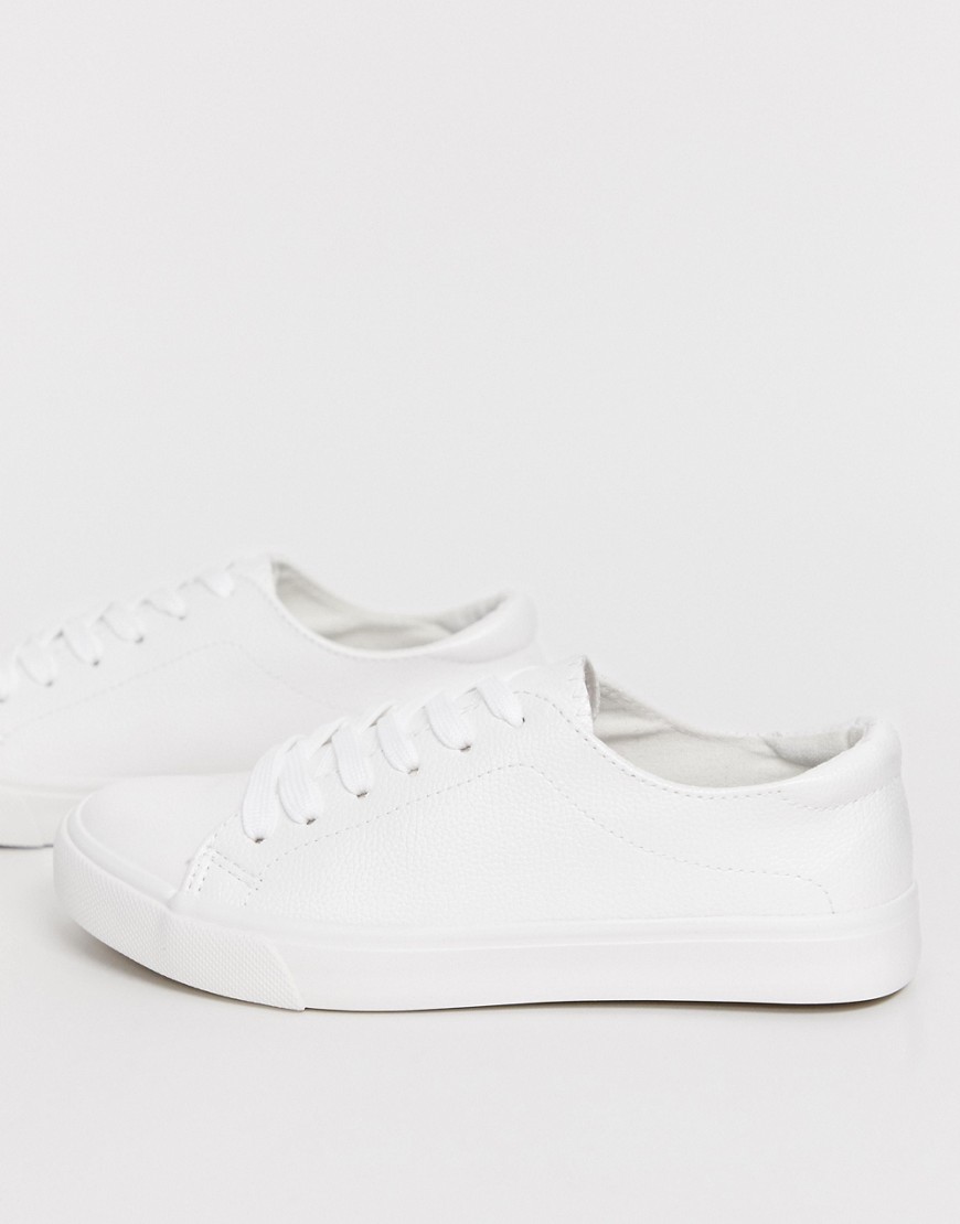 New Look classic trainer in white