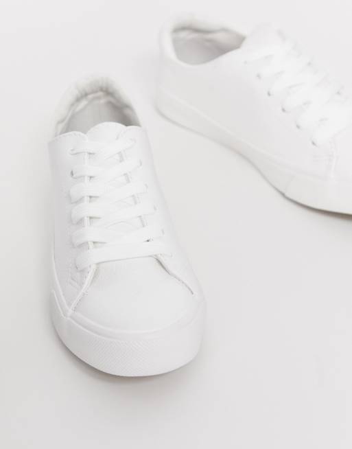 New look classic hot sale trainer in white