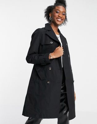 New Look classic trench coat in black | ASOS