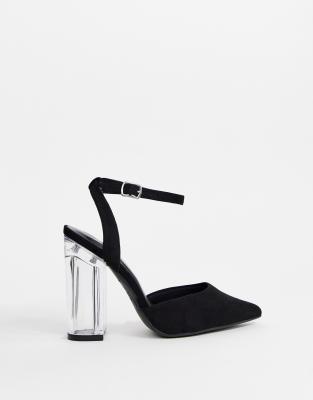 transparente high heels asos