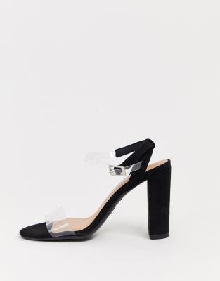 clear strap heels asos