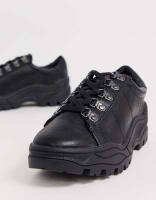 new look white chunky trainers