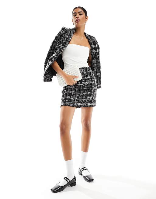 New look tweed clearance skirt