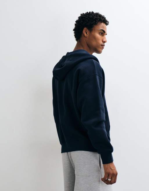 New Look co-ord double zip hoodie in navy, 5 of 5