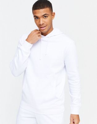 New Look co-ord hoodie in white