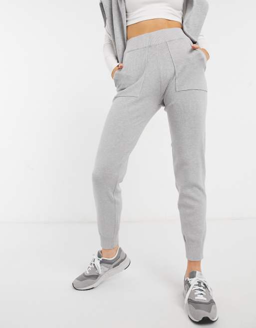 Womens Grey Co-ord Slim Fit Joggers