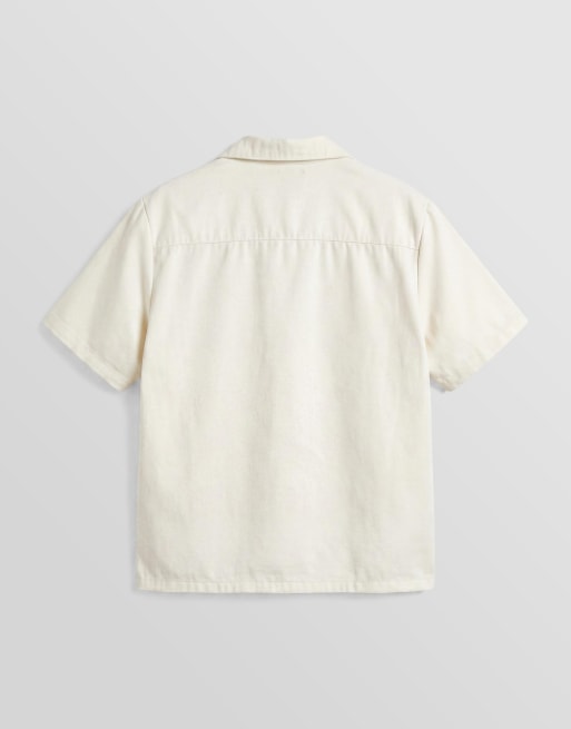 New Look co-ord linen look boxy shirt in off white , 7 of 9