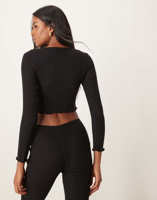 Black lounge top hotsell