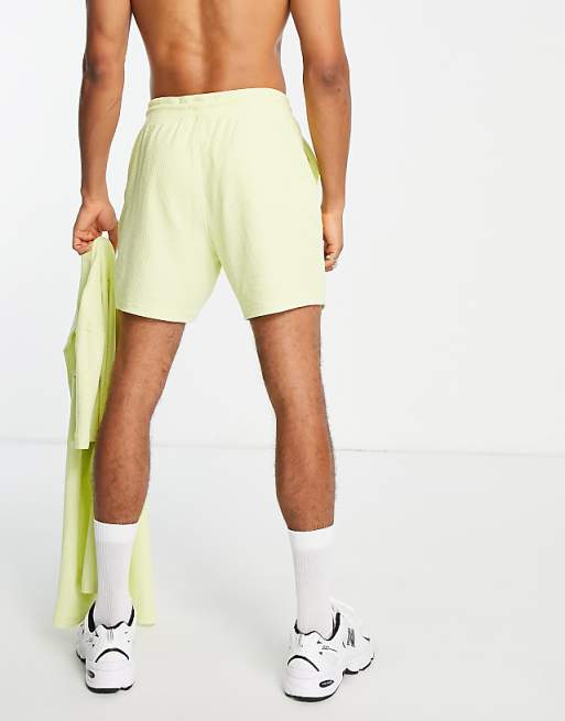 Waffel short - Lime Waffel short - Lime