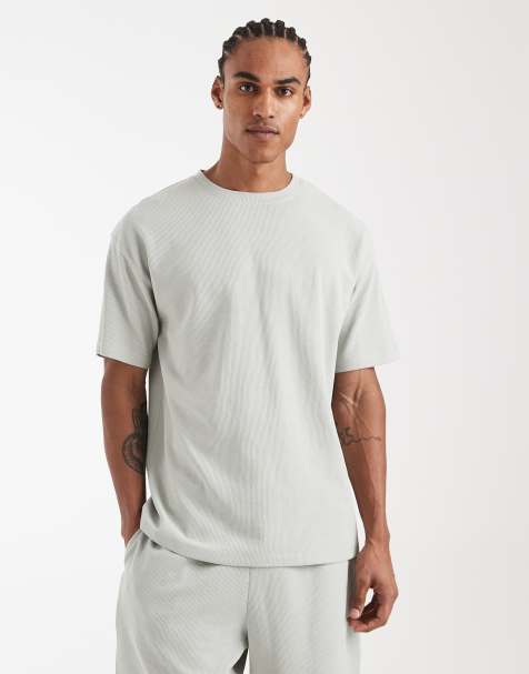 New Look co-ord waffle t-shirt in mint green - view 1