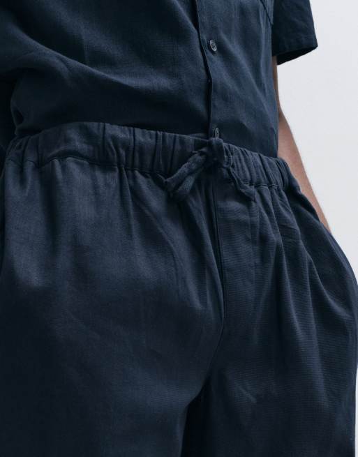 New Look co-ord wide leg trousers in navy, 5 of 5