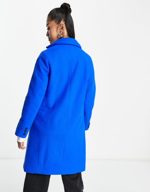 New look shop blue coat