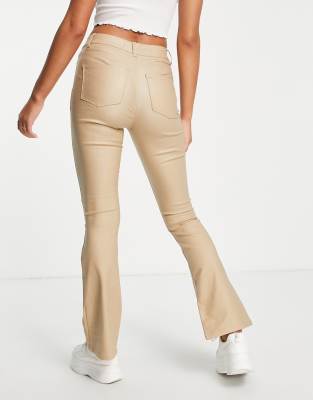 flare khaki jeans