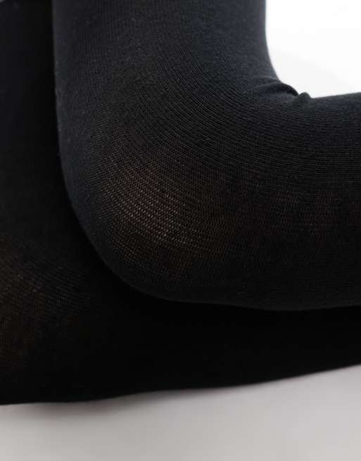 New Look - Collant neri in cotone, 3 di 4