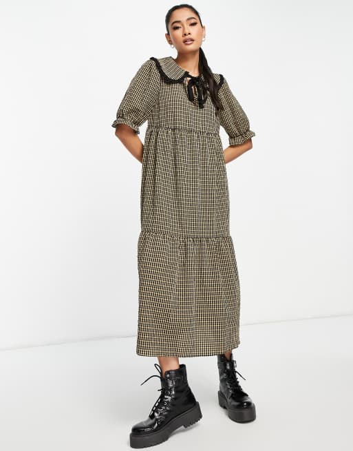 New look peter deals pan collar dress