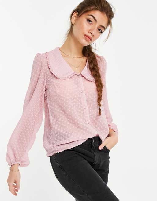 Pink store spotty blouse