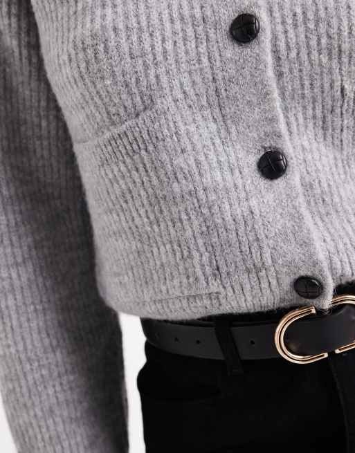 トップス Time is on NEW MIX COLLARED CARDIGAN MIXXO Collar Neck Zipup Cardigan | Cardigans for Women | KOODING