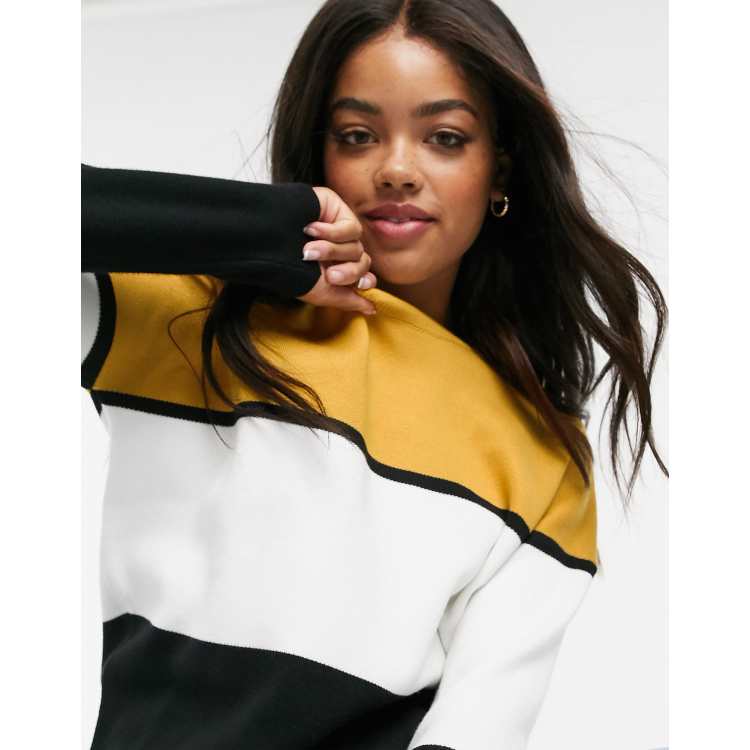 New look multi coloured jumper top