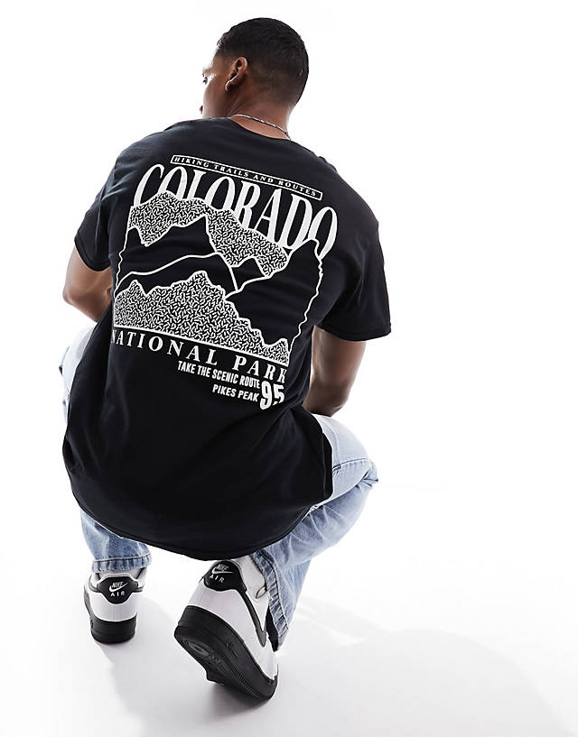 New Look - colorado graphic t-shirt in black
