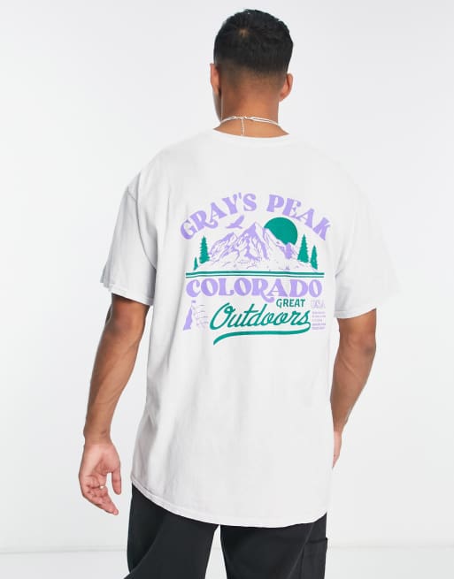 New Look Colorado t-shirt in grey