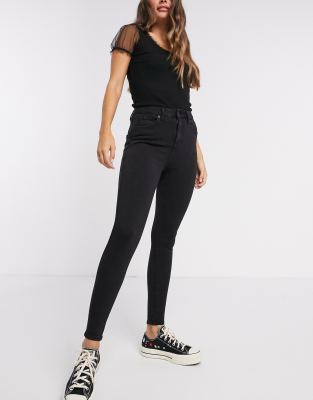 new look skinny black jeans