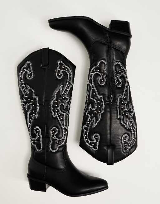 Cowboy boots new look hotsell