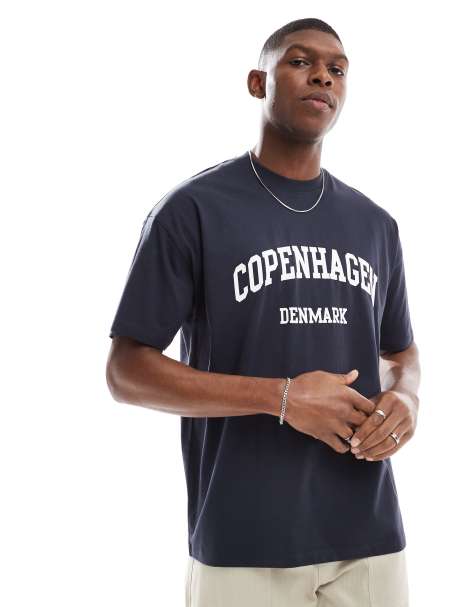 New Look copenhagen t-shirt in navy - view 1